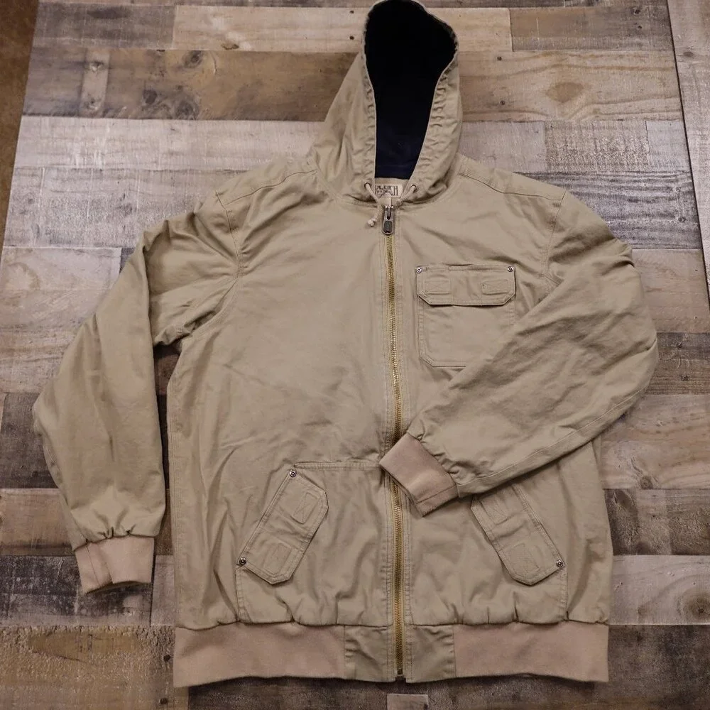 Duluth Trading Co fire hose‎ chore jacket men's XL tall waffle thermal lined